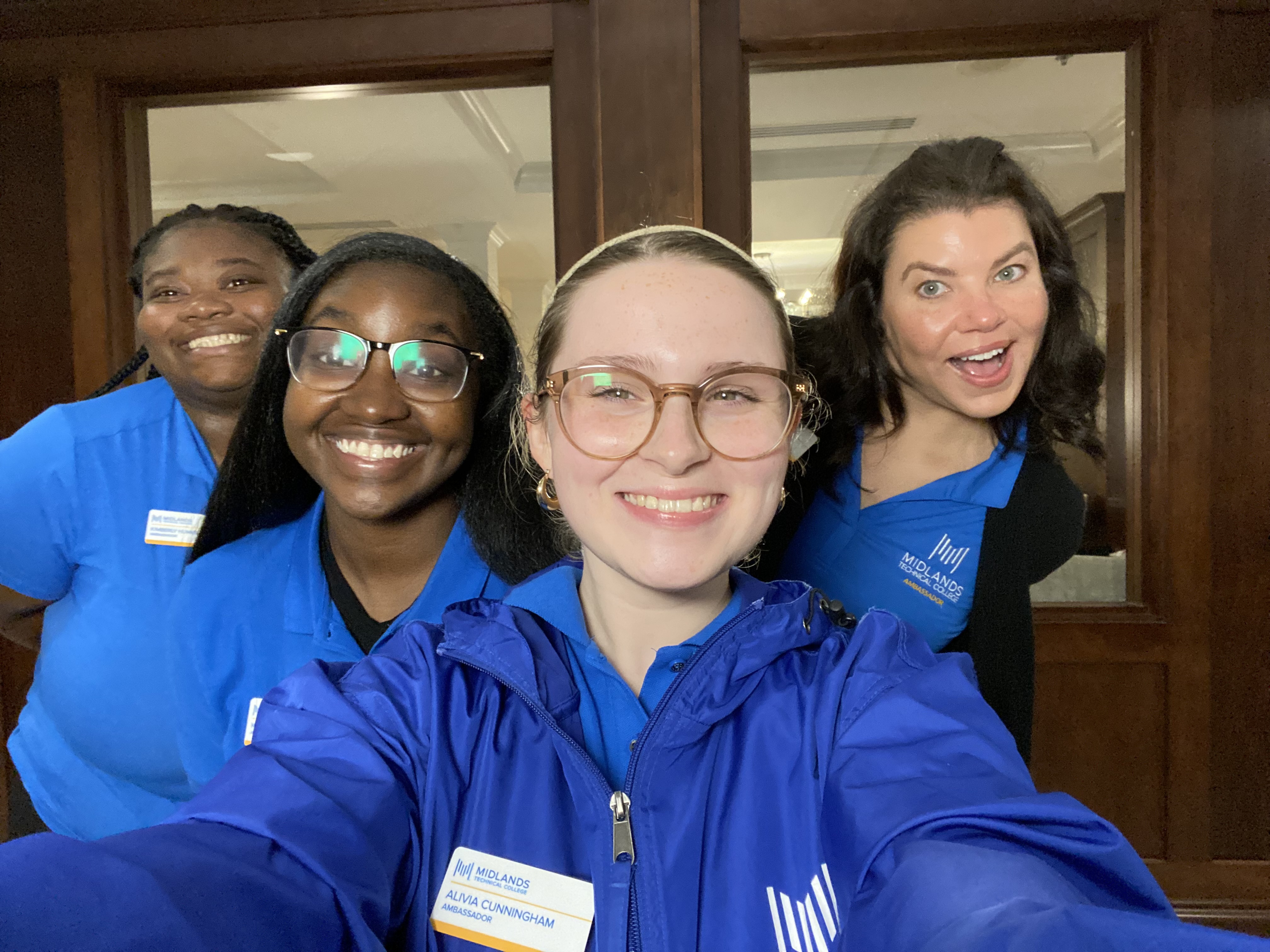 Alivia Cunningham as a student ambassador